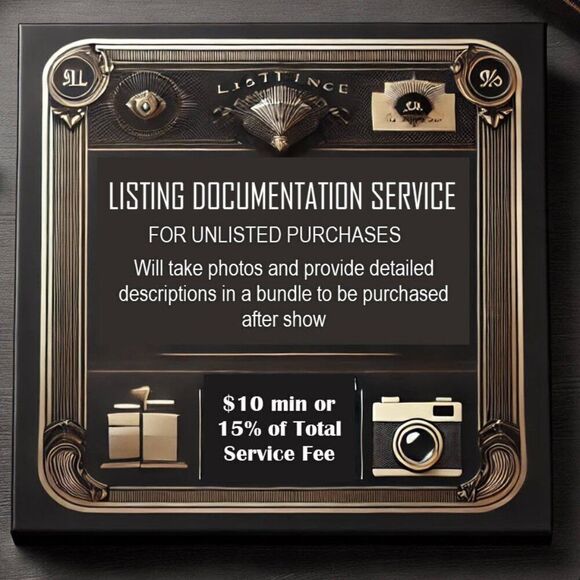 Documented Listing for Unlisted Items - Service Fee Applies - Picture 1 of 1
